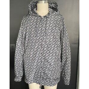 Burberry 8048819 Stretton PR logo nylon jacket, Mid Grey IP Pattern,‎ Size XL